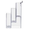 Marketing Holders 4"W Brochure Holder 3 Tier Multi Slot Display