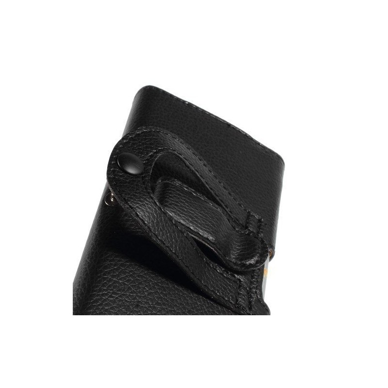 DFV mobile - Case Belt Clip Synthetic Leather horizontal Premium