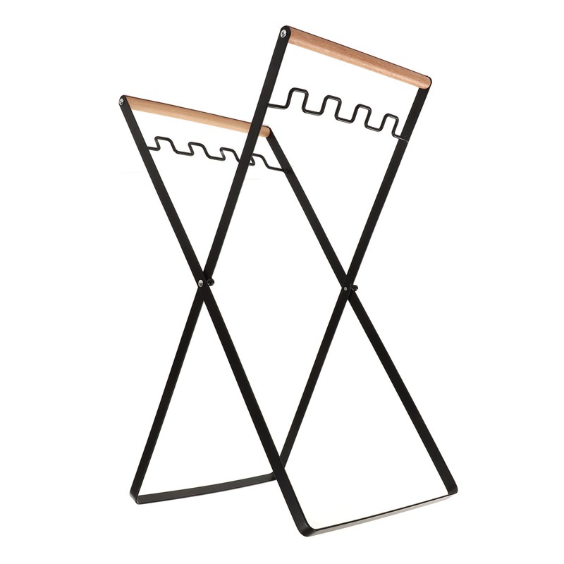 Trash Bag Holder Stand Folding Rust Resistance Plastic Recycling Bag