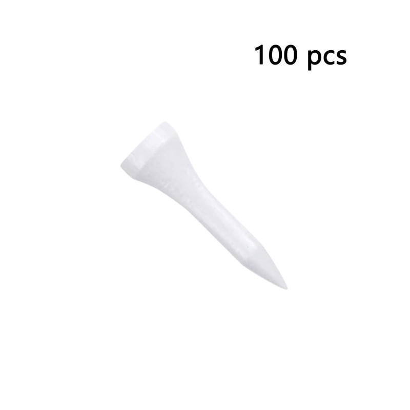 Zivisk Wooden Golf Tees 1-1/2" 100 Count 38mm White