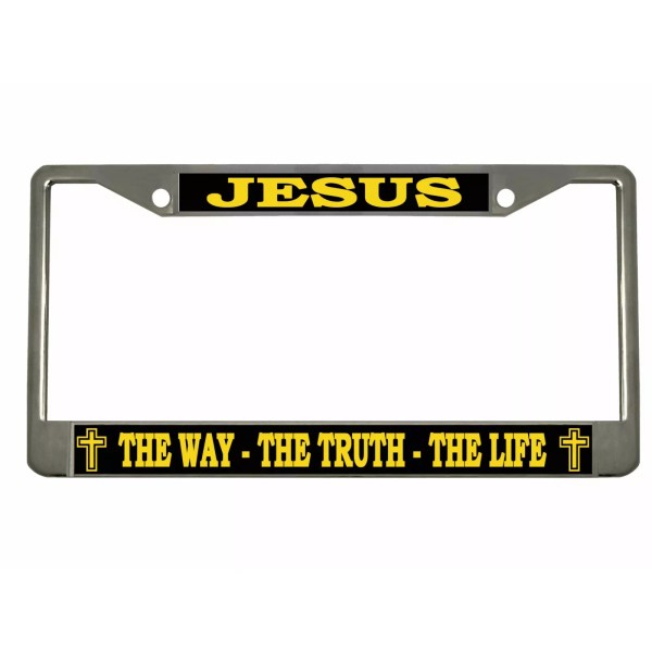 NCAT Jesus The Way-The Truth-The Life Car License Plate Frame