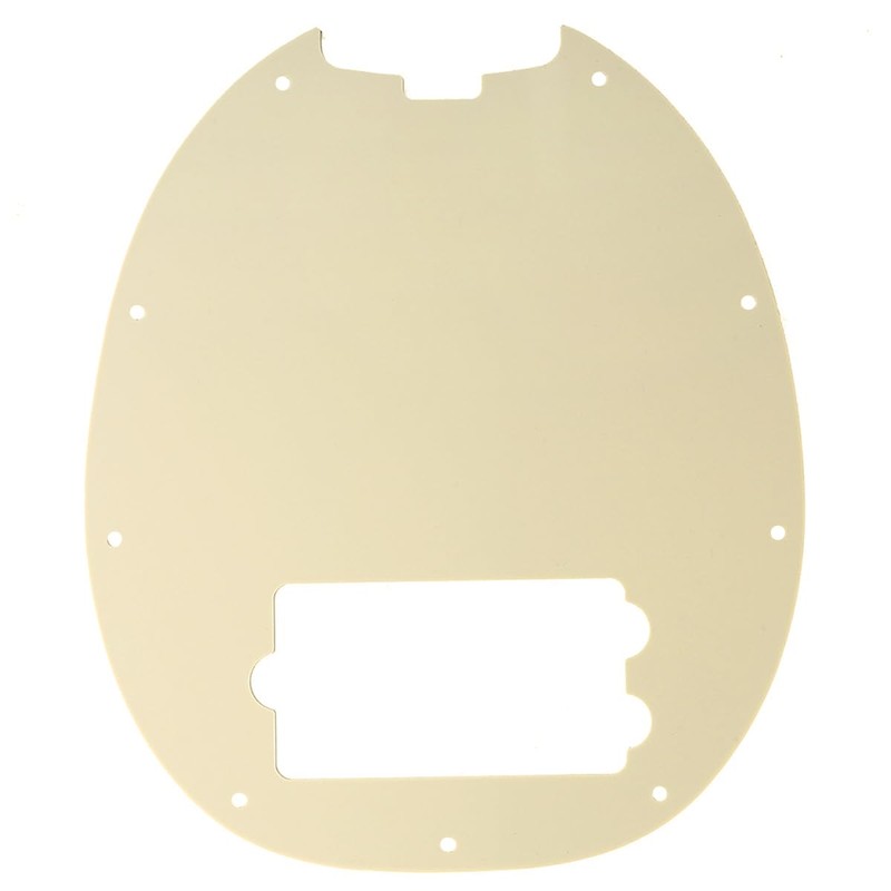 Musiclily 9 Hole Musicman Stingray Base Pickguard, 4 Ply Parchment