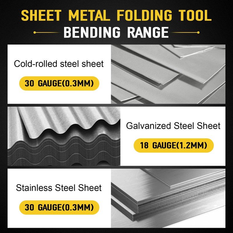 12 Inch Sheet Metal Folding Tool, Sheet Metal Bending Tools