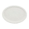 Mud Pie 12 1/2" x 17" Woven Ceramic Platter, White