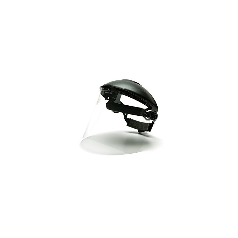 Pyramex Safety Full Face Shield Eye and Head Protection (Headgear