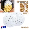 AIMALL 100Pcs Air Fryer Liners 7/8/9 Inch Perforated Parchment Paper