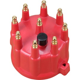 AIP Electronics RED V8 Heavy Duty Performance Ignition Distributor Cap Compatible with 1992-2003 Dodge Pickup Dakota Ram 5.2L 5.9L V8 OEM Fit CAP1039-R