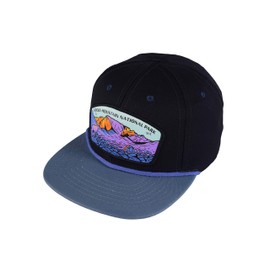 Sendero Provisions Co. National Park Braided Rope Hat Snapback Collection (Regular, Rocky Mountain National Park) Black