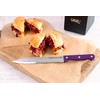 Ginsu Kiso 14-Piece Purple Knife Set with Natural Block -