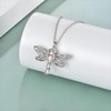Granddaughter Gifts from Grandma Silver Necklaces Dragonfly Necklace Granddaughter Necklace