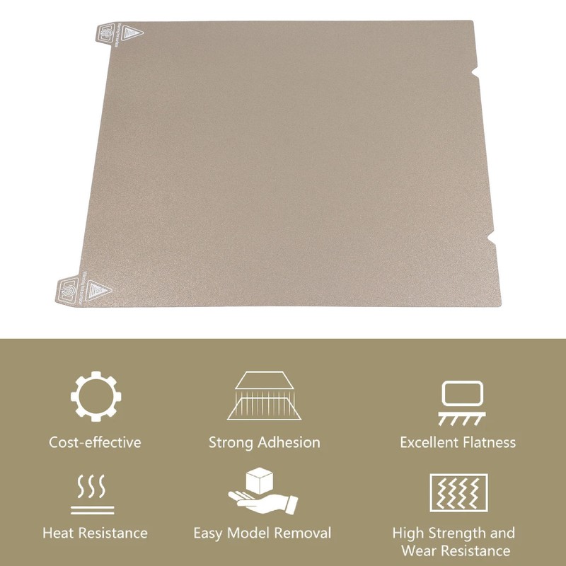 Double Side Texture PEI Build Plate Spring Steel Sheet 310x315MM