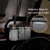 FINPAC Wheelchair Bag for Armrest - Wheelchair Bag with Reflective