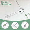4 PCS Stainless Steel Telescopic Magnetic Pickup Tool, Extendable Grabber,