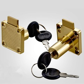 Cabinet Lock, Drawer Lock, Mailbox Lock, Door Lock, Suitable for Wooden Cabinets. Model CT-138-22, ((Hole Diameter 0.75＂/ 19MM) is Suitable for Door Panels with A Thickness of 17 mm-22 mm. 1 Pcs