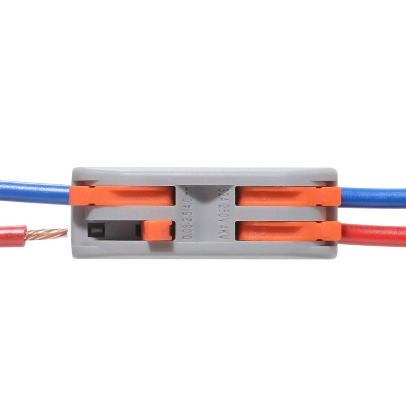 50pcs Conductor Compact Connectors Lever Wire Nut Electrical Connectors with