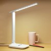 LED Desk Lamp, Dimmable Eye Caring Table Lamp, Adjustable Portable