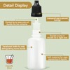 30 pcs 20ml Dropper Bottles, Plastic Droppers For Liquids Black
