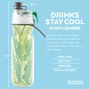 O2COOL Mist 'N Sip Misting Water Bottle 2-in-1 Mist And