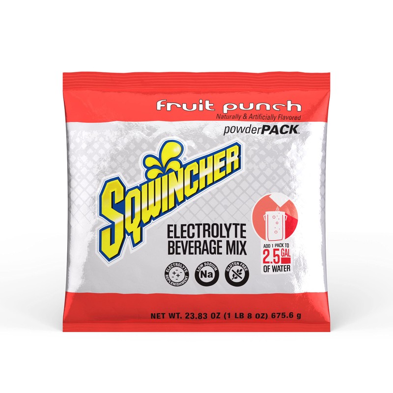 Sqwincher Powder Pack, Lemon Lime, 23.83 oz Packet (Pack of