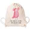 Mr. & Mrs. Panda Axolotl Happy Sports Bag, cream-coloured