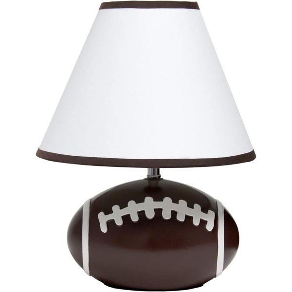 Simple Designs LT1081-FTB SportsLite 11.5" Tall Athletic Sports Football Ceramic