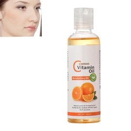 Anti-Aging Vitamin C Oil,Essenz Vitamin C für die Haut,Körper Massageöl,Vitamin C Serum,Massageöl,Anti Falten Körpermassage Öl,Aufhellendes Körpermassageöl