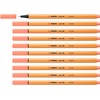 STABILO STABILO - Fineliner - point 88-10er Pack - apricot