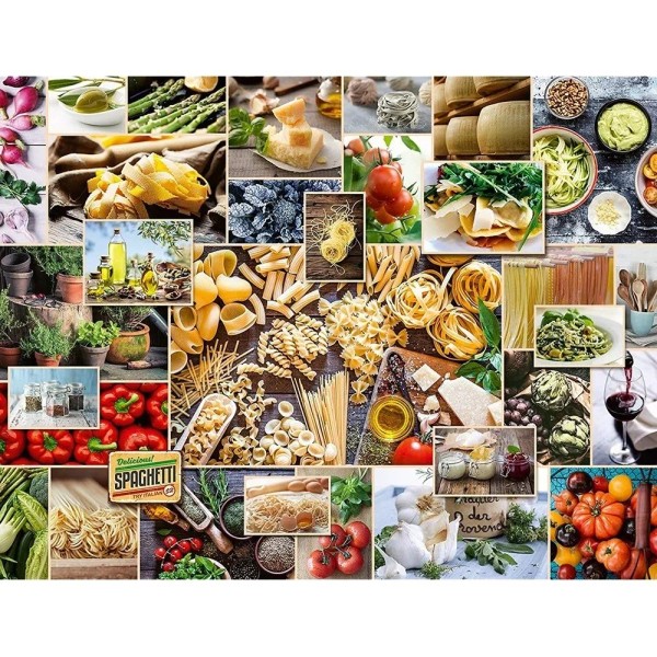 Ravensburger Rompecabezas Ravensburger 2000 Piezas Collage Comida 15016