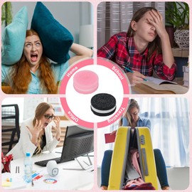 2Pcs Stress Relief Toy,Silicone Stress Relief Toy,Stress Relieving Fur Ball,Ultra-Soft Decompression Venting Toy, Perfect for Stress and Anxiety Relaxing Toy (Balck+Pink+Blue+Purple)