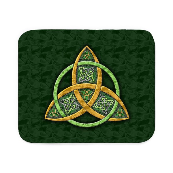 CafePress Celtic Trinity Knot Sherpa Fleece Throw Blanket 60" L
