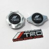 Unbranded SILVER CNC BIENGINE OIL CAP & RADIATOR CAP FOR