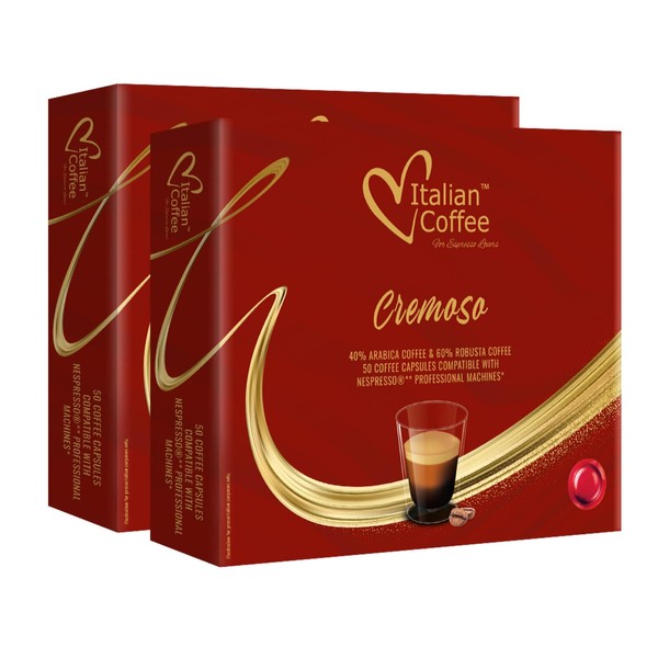 Italian Coffee for Espresso Lovers pods compatible with PRO Professional