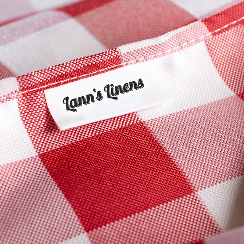 Lann's Linens - 60" x 126" Premium Checkered Tablecloth -