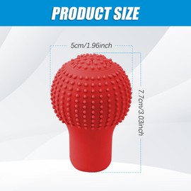 Car Gear Shift Knob Cover, Silicone Anti-Slip Auto Knob Gear Stick Protector, Elastic Silicone Car Automatic Shift Protector Cover for Men Women, Universal Car Interior Accessories for Most Models
