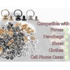 Lhbwhiz Pack of 24 O Ring Screw Rivets, Press Stud