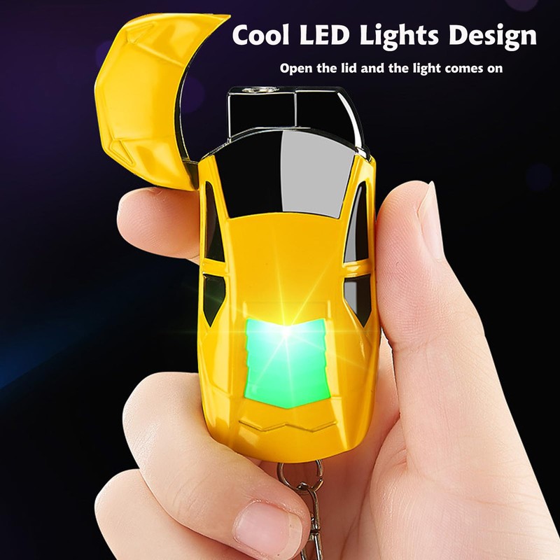 Torch Stylish Sports Car-Shaped Butane Lighter, Windproof with Adjustable Flame,