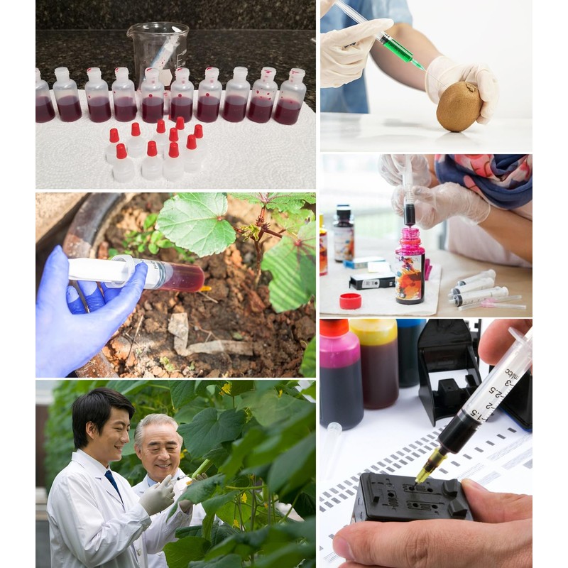 100pcs/pack, 1ml 31g 8mm Dispensing Measuring Tool, Multiple Uses Laboratory