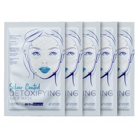BioMiracle Silver Coated Detoxifying Face Mask, 5 Pack