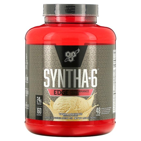 Synta-6 Edge, protein powder blend, vanilla milkshake flavor, 3.86 lb (1.75 kg) / 신타-6 에지, 단백질 파우더 혼합음료, 바닐라 밀크 쉐이크 맛, 3.86 lb(1.75kg)
