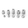 55Pcs Insert Nut Threaded M2 M2.5 M3 Stainless Steel Fastener