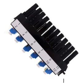 Belden FFSU06LD 6-Port 12 Fiber LC Duplex Modular Connector Black Original