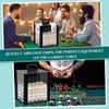 Hiboom 1 Pack Acrylic Poker Chip Case, 1000 Pcs Chips