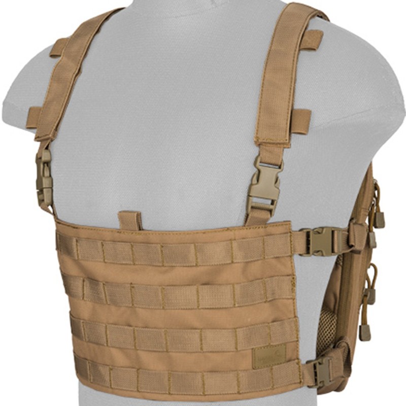 Lancer Tactical 1000D Nylon QD Chest Rig and Backpack Combo