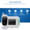 reer BabyCam S, Digital Video Baby Monitor, Interception-Proof FHSS Technology,