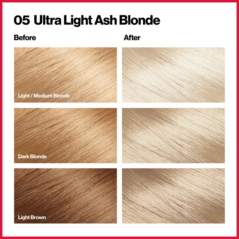 Revlon Colorsilk Sin Amoniaco 05 Rubio Ceniza Ultra Claro