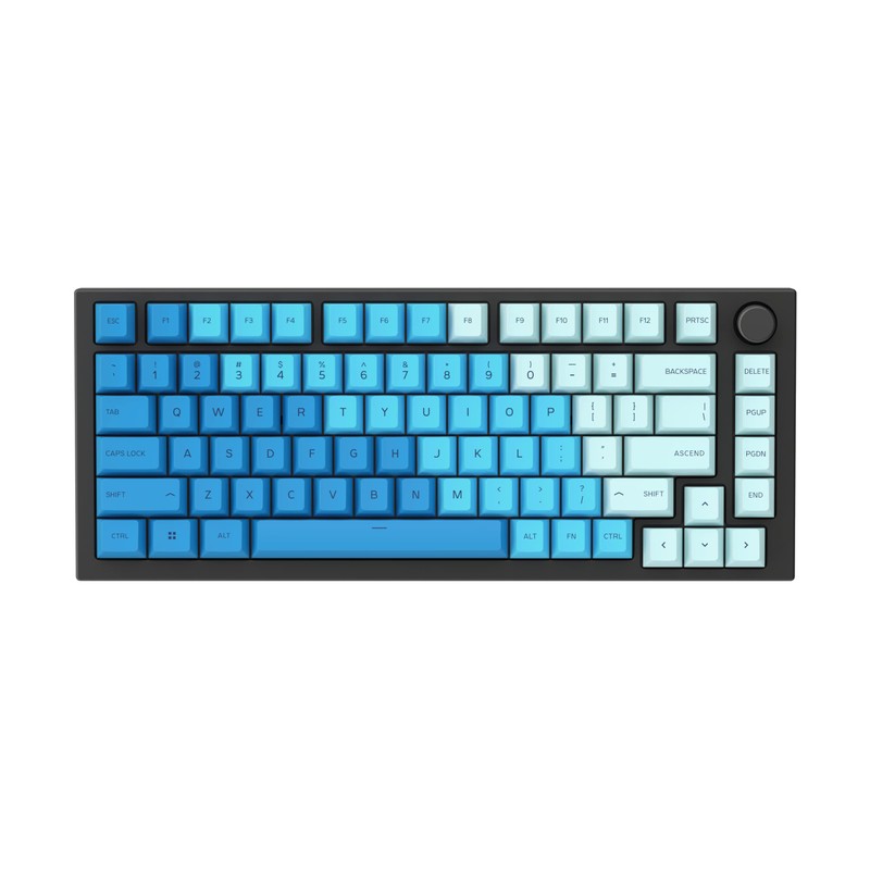 Glorious GPBT Dye Sublimated Keycaps (Caribbean Ocean) -Thick PBT Plastic