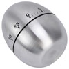 Cooking Timer Egg Shaped Clear Scale Design Manual Mechanical 60