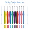 RealPlus Crochet Hooks Set, 12 Sizes Crochet Kit for Beginners,