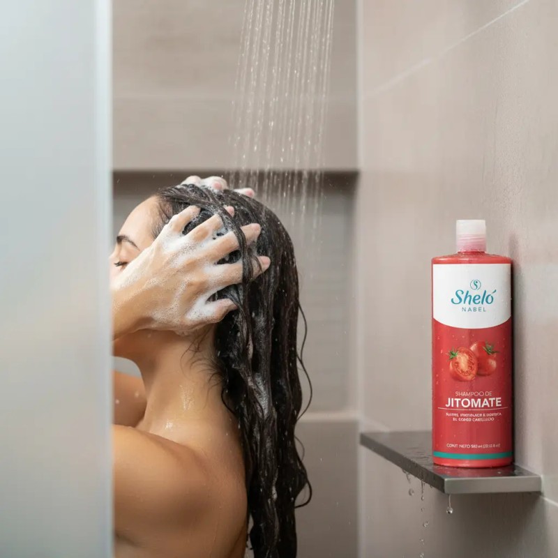 Shampoo Jitomate 530ml Nutricion Capilar Shelo Nabel