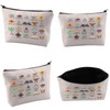 Moths Lover Cosmetic Bag Moth Merch Gift Moth-Themed Makeup Bag